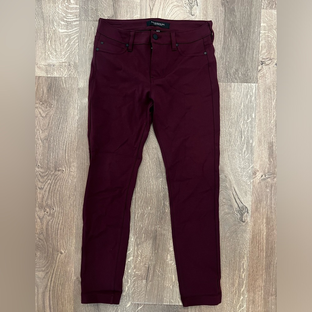 Liverpool Maroon Jegging